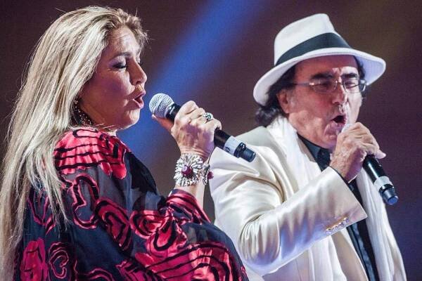 Al Bano And Romina Power Performing Together In Moscow, October 18, 2013.