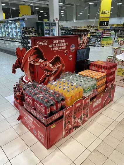 Coca-Cola oživuje Marvel superhrdiny a Dago přináší zážitek přímo v místě prodeje | Dago s.r.o.