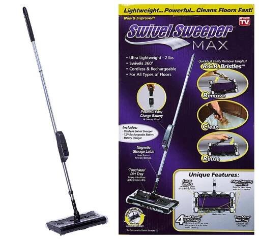 OnTel Products SWSMAX Max Cordless Swivel Sweeper
