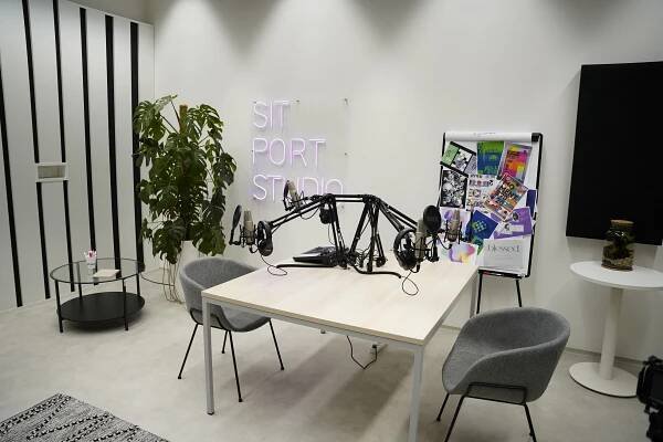 Podcastové studio – TechTower Plzeň