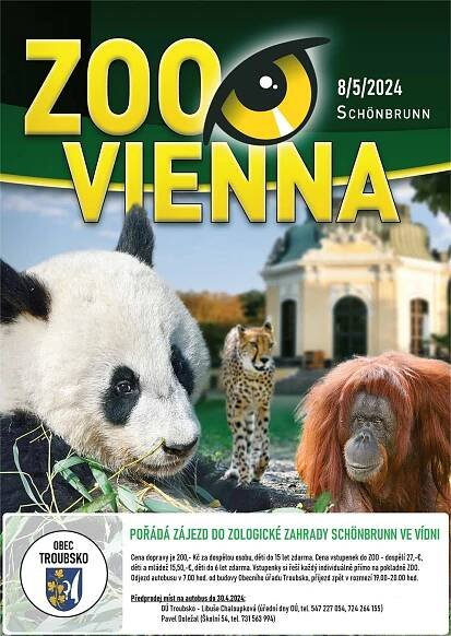 Zájezd do zoologické zahrady ve Vídni – Obec Trousko