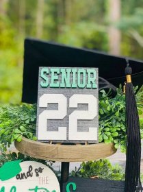 Graduation, Senior 2024, Tier Tray decor, class of 2024, home decor, Rae Dunn, college, high school, tassel was worth the hassle, seniors