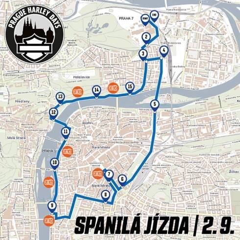 Spanilá jízda stovek harleyů odstartuje 2. den All American Festu
