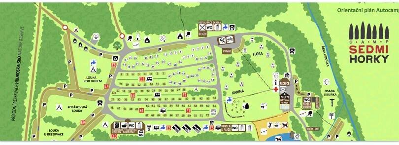 Čtyřlůžková chatka - Autocamp Sedmihorky