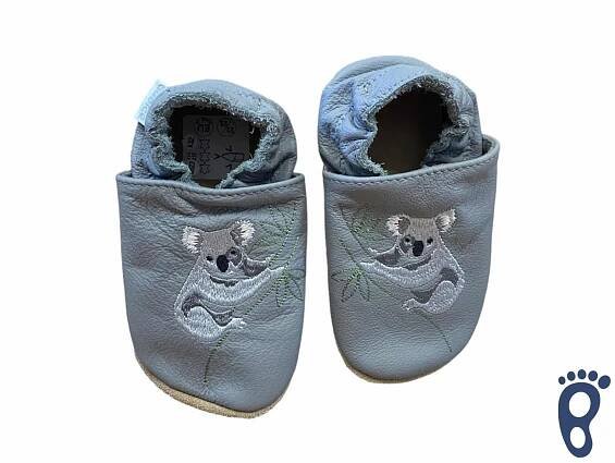 BaBice - Šedé capačky - Koala - vyšívané • Bosáčik