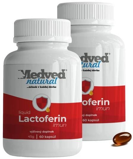 2x Lactoferin imun liquid 60 kapsúl (120 kapsúl spolu)