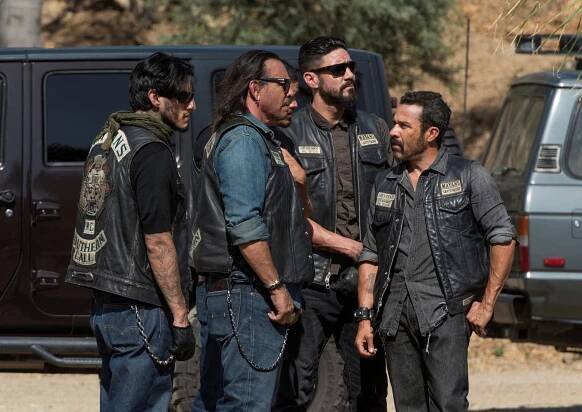 Zákon gangu: Mayové - Bat/Zotz - Z filmu - Richard Cabral, Raoul Max Trujillo, Clayton Cardenas, Michael Irby