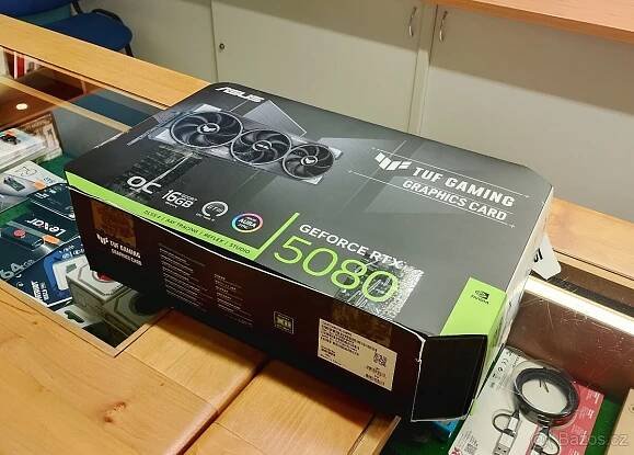 Nová grafická karta ASUS TUF GeForce RTX 5080 O16G GAMING - Praha 5