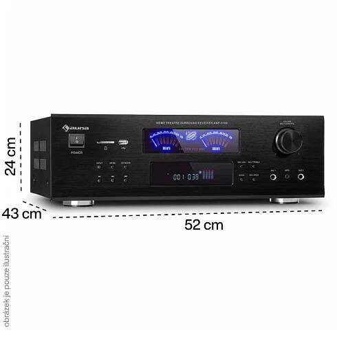 Auna AMP 5100 BT stereo zesilovač - bobrelektro.cz