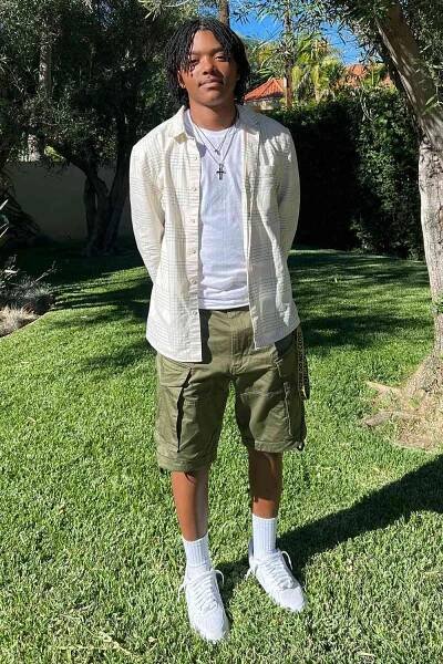 Amir Epps poses for a photo in august 2023.