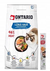 Suché krmivo pro kočky Ontario kachna pro vybíravé kočky 0,4 kg