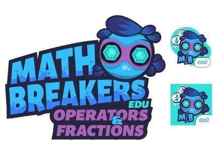 Casey Arendt Product Designer - Game logo and app icons for Math Breakers