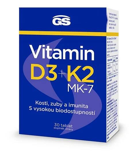 GS Vitamin D3 + K2 30 tablet