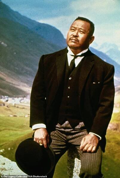 Oddjob, played by Japanese wrestler Harold Sakata (pictured), was instead the villain in the 1964 Bond film Goldfinger, starring Sean Connery as the lead spy