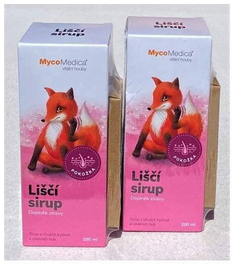 MycoMedica Liščí sirup 2 x 200 ml
