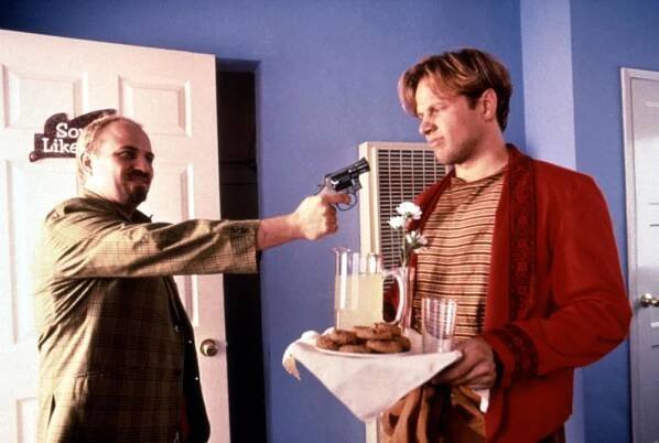 DESTINY TURNS ON THE RADIO, Bobcat Goldthwait, James LeGros, 1995, (c)Savoy Pictures