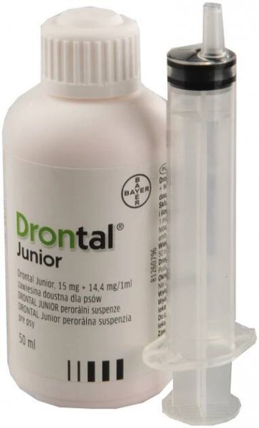 Drontal Junior perorální suspenze 50 ml
