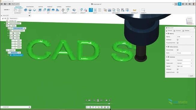 Fusion 360 - 3 metody gravírování textu