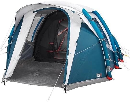 Nafukovací stan QUECHUA Air Seconds 4.1 F&B - Turistika a cestování