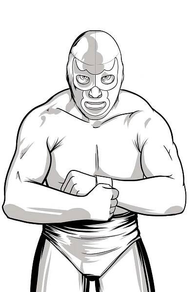 Blue Demon Black And White Illustration Wallpaper