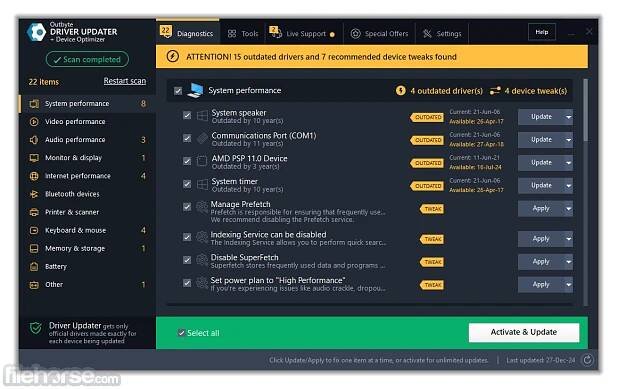 Outbyte Driver Updater 2.2.1 Screenshot 2