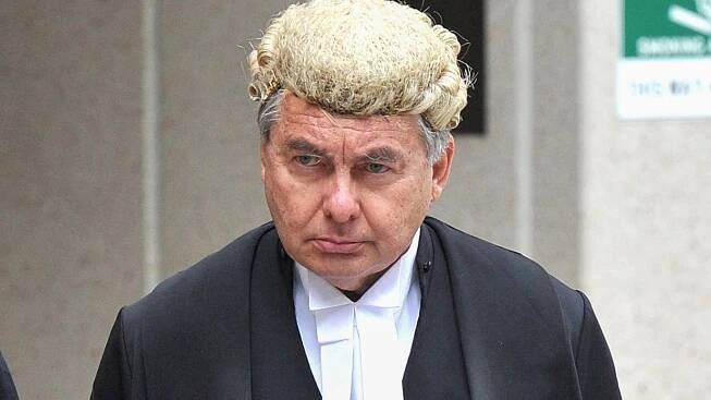 BRISBANE, AUSTRALIA - JULY 26:  Walter Sofronoff QC is seen leaving the Commonwealth Law Courts for the Gerard Bayden-Clay appeal on July 26, 2016 in Brisbane, Australia. The Full Bench of the High Court will hear an appeal from Queensland's DPP to the state's Court of Appeal decision to downgrade Gerard Baden-Clay's murder conviction to manslaughter. He was convicted of killing his wife Allison Baden-Clay.  (Photo by Bradley Kanaris/Fairfax Media) *** Local Caption *** Walter Sofronoff QC; Walt