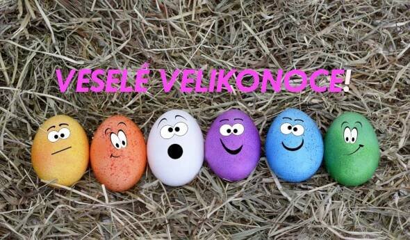 Vtipné přání k velikonocům
