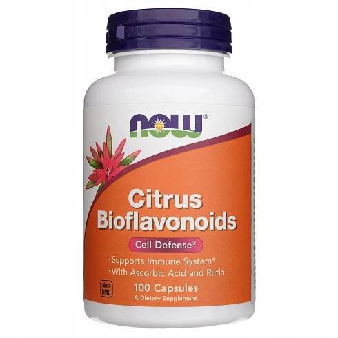 Bioflavonoidy + Vitamín C + Rutin 100kapslí. NOW Foods