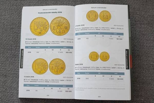 Katalog Mincí a Medailí ČSR, ČR a SR 2022 + Raritní Mince!