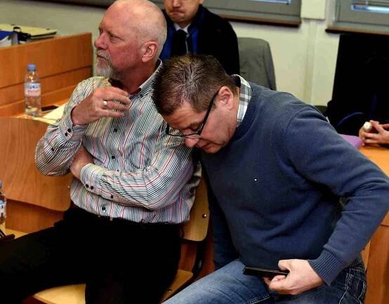 Pavel Kouda a Petr Kušnierz u ústeckého soudu.