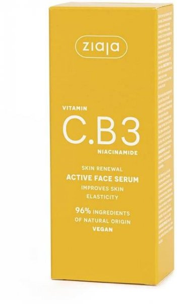 ZIAJA Vitamin C.B3 Niacinamide Aktivní Pleťové sérum 30 ml