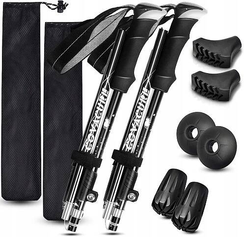 COVACURE Tyčinky na nordic walking 100-120 cm 2ks