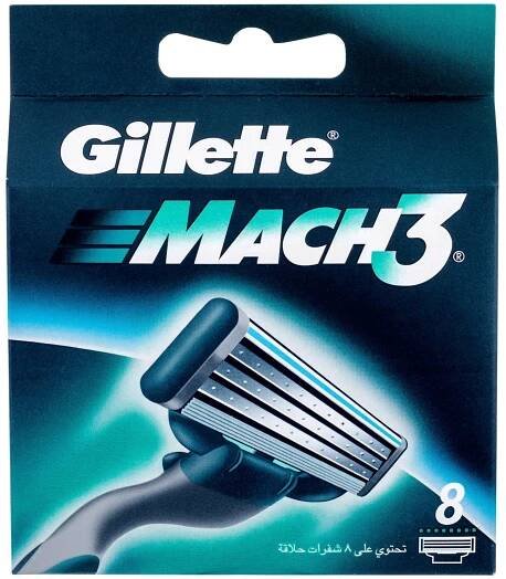 Gillette Mach3 náhradní břit 8 ks od 350 Kč