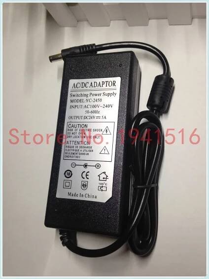 AC / DC adaptér 100-240V konvertorový adaptér DC 5,5 x 2,5MM 24V - Náhradní díly na dřevoobráběcí stroje - Fotografie 2
