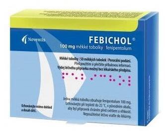Febichol 100 mg 50 měkkých tobolek