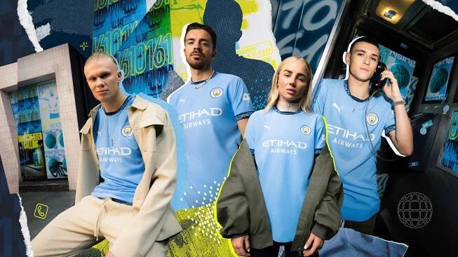 MANCHESTER CALLING: PUMA & MANCHESTER CITY LAUNCH THE 24/25 HOME KIT INSPIRED BY THE 0161 DIALLING CODE