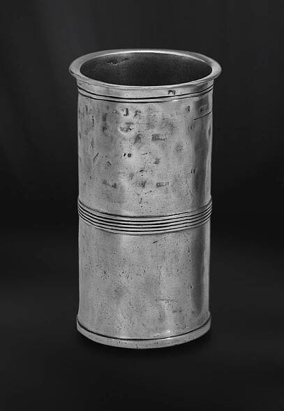 Pewter measuring beaker - Measuring beaker handmade in Italy - Italian pewter measuring beaker (Art.187)