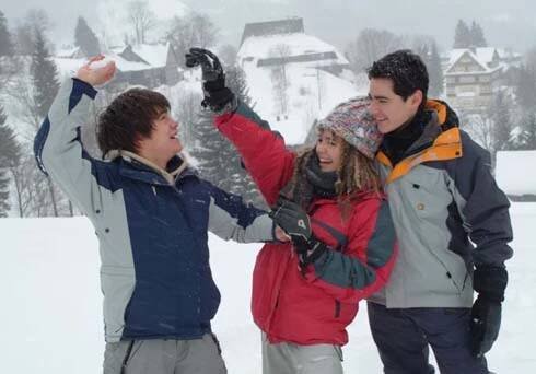 Snowboarďáci fotka