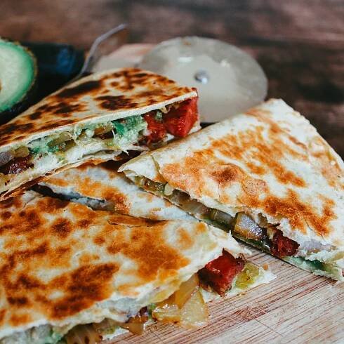 Snídaňové quesadillas