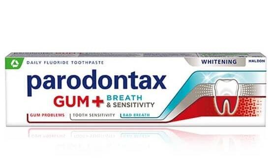 parodontax gum and sensitivity and breath toothpaste
