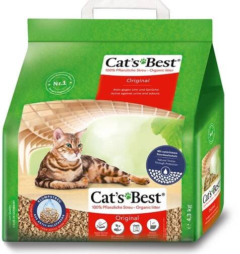 Cat's Best Original kočkolit - 4,3 kg (ca. 10 l)