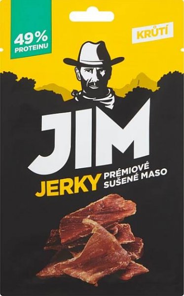 JIM JERKY Prémiové sušené maso krůtí 23 g