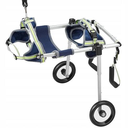 VEVOR Invalidní vozík pro zvířata 325x180x205MM 7-16KG Nastavitelné (S) za 2646.00CZK - Allegro