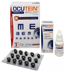 Simply You Ocutein Brillant Lutein 25 mg 60 tob.+ Ocutein® Sensitive zvlhčující oční kapky 15 ml ZDARMA