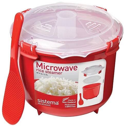 Sistema Microwave Rýžovar 2.6 l červená