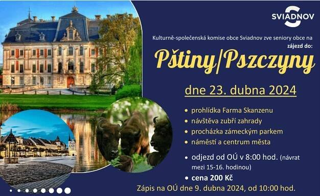 Zájezd seniorů do Pštiny: Sviadnov