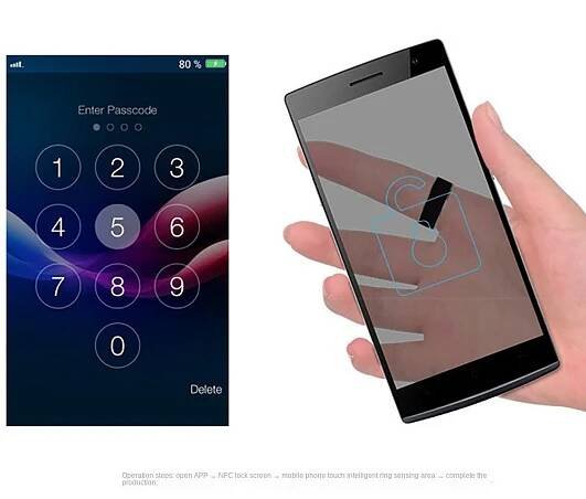 Nositelný digitální prsten Connect Finger z nerezové oceli NFC prsten pro muže s telefony Android