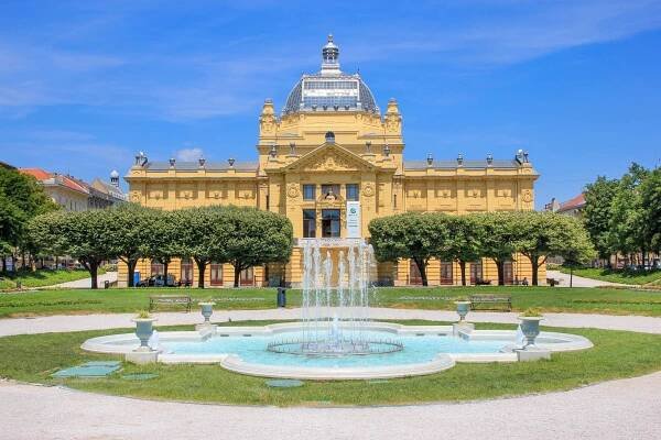 Kunstpavillon - Zagreb, Kroatien ©Jürgen Reichenpfader