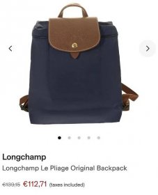 Dámský značkový batoh zn.Longchamp - Oblečení, obuv a doplňky