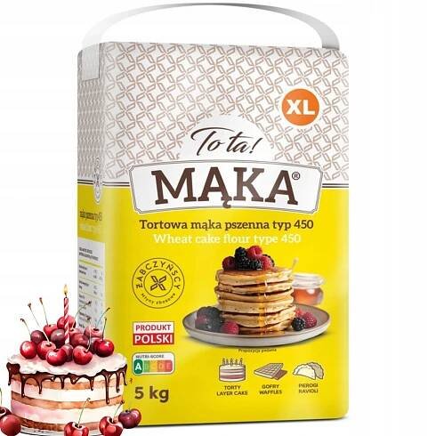 Pšeničná mouka dortová typ 450 5 kg – ToTa!
